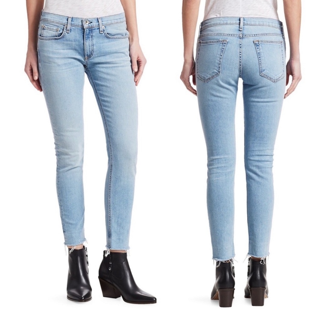Rag & Bone Dre low rise ankle slim boyfriend jeans!